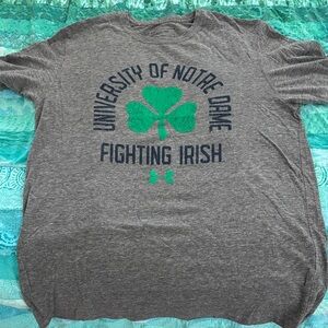 Men’s Under Armour Gray Notre Dame tee
Large, worn once